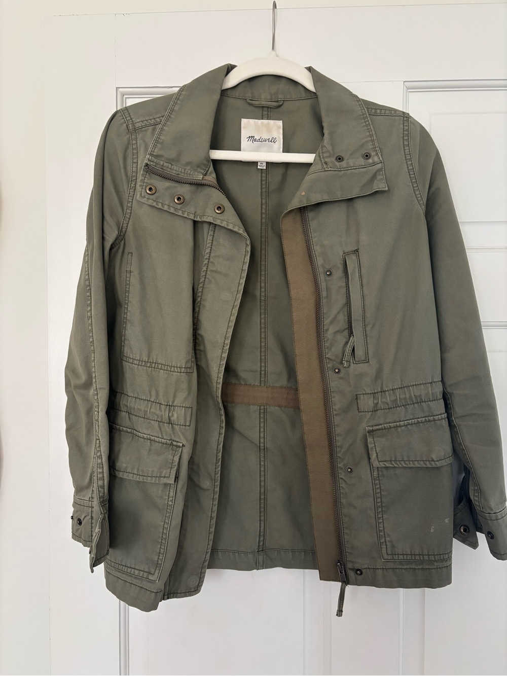 Madewell Olive Utility Field Jacket